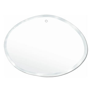 M Nuance - Ekstra İnce Pahlı Ayna - Rastgele Yatay Oval Form 55x40 cm