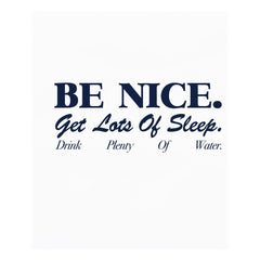 Sporty & Rich - Be Nice T-Shirt Recycelte Baumwolle | Weiß