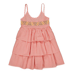 Hello Simone - Zora Vichy Kleid | Rot