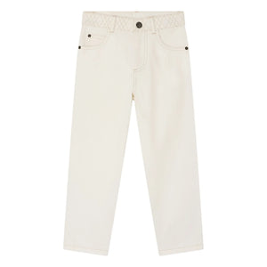 Bonpoint - Eloha organik pamuk pantolon | Beyaz