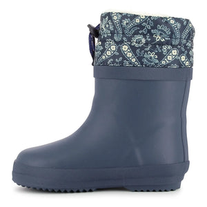 Bonton - Ploc Pelz-Regenstiefel | Marineblau