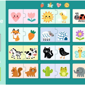Djeco - Renkler Duo Puzzle