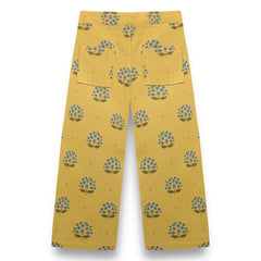 birinit - Arboleda Blumenhose aus Bio-Baumwolle | Gelb