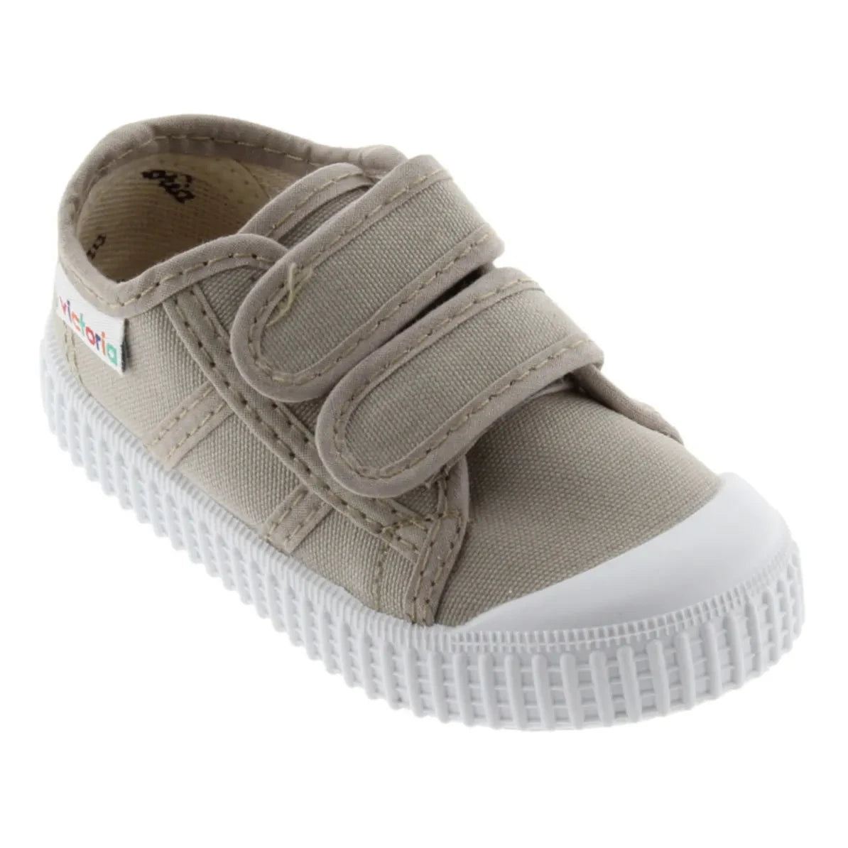 Victoria - Tiras Lona Cırt Cırtlı Sneakers | Bej