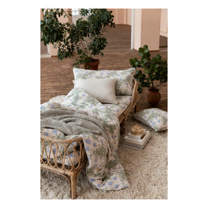 garbo&friends - Plumbago Organic Cotton Duvet Cover Set | Blue