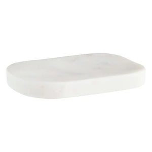 Madam Stoltz - Marble Soap Dish | White
