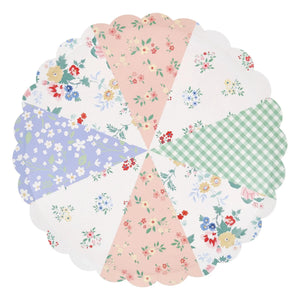 Meri Meri - Patchwork Teller - 8er Set