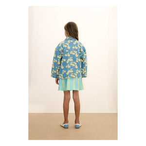 Tinycottons - Orange Denim Jacket | Blue