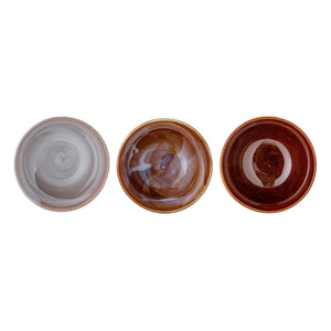 Bloomingville - Lotus Ceramic Bowls - Set of 3