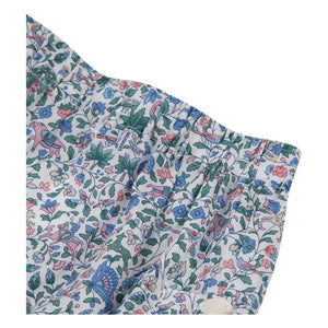 Tartine et Chocolat - Rüschenhose mit Liberty-Druck | Weiß