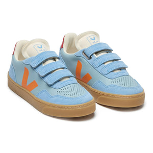 Veja - Scratch Sneakers Small V-90 Deri O.T. | Açık Mavi