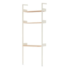 & Tradition - Rombe IF2 Wooden Shelf Unit and Desk | Ivory