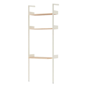 & Tradition - Rombe IF2 Wooden Shelf Unit and Desk | Ivory