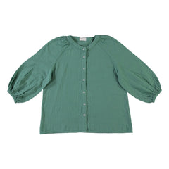 Poudre Organic - Nachtkerzenbluse | Waldgrün