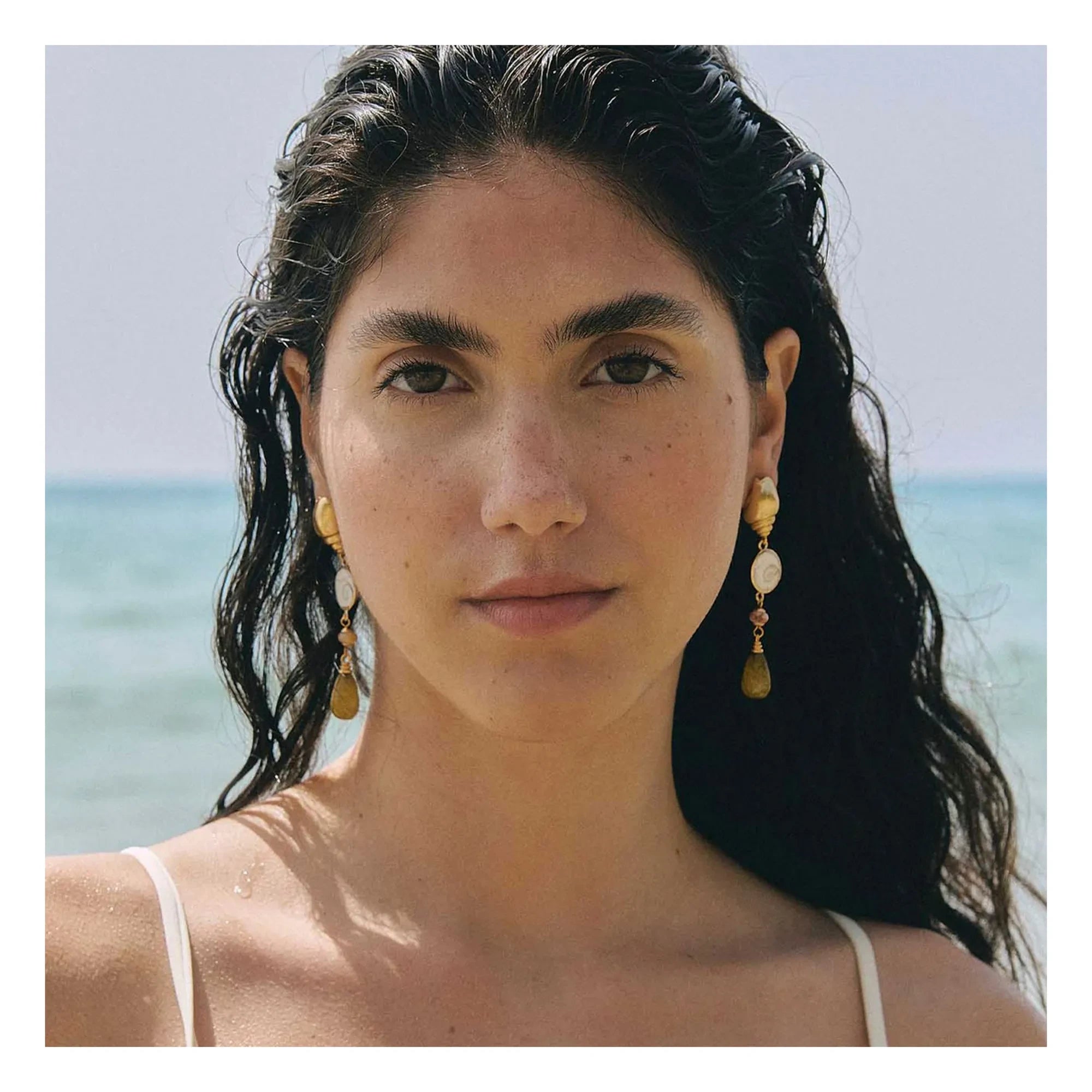 Alhaja - Caracola Ohrringe | Gold