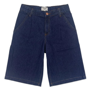 Finger in the nose - Bermuda şort Denim Tate | Koyu Mavi