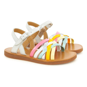 Pom d'Api - Plagette Lux sandaletler | Gümüş