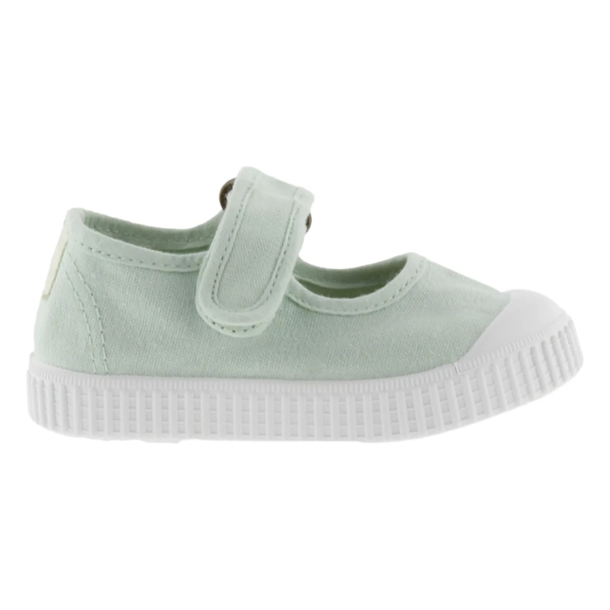 Victoria - Mercedes Tira Lona Çizik Sneakers | Yeşil su