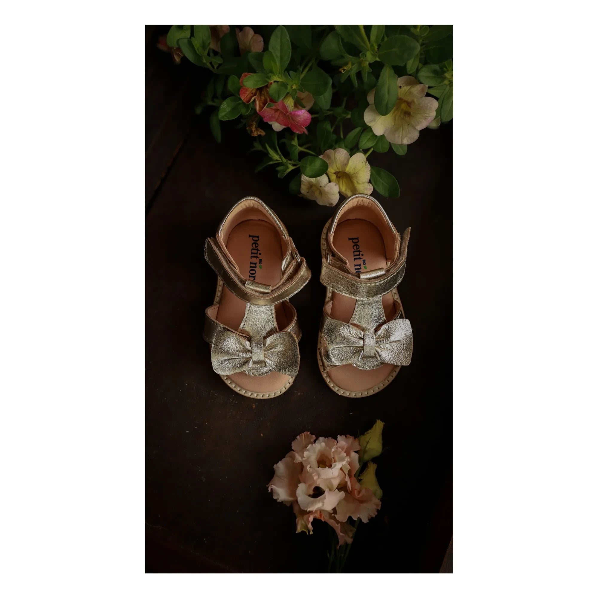 Petit Nord - Graue Sandalen | Silber