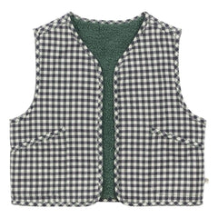 Arsène et Les Pipelettes - Giulia Sherpa Double-Sided Jacket | Green