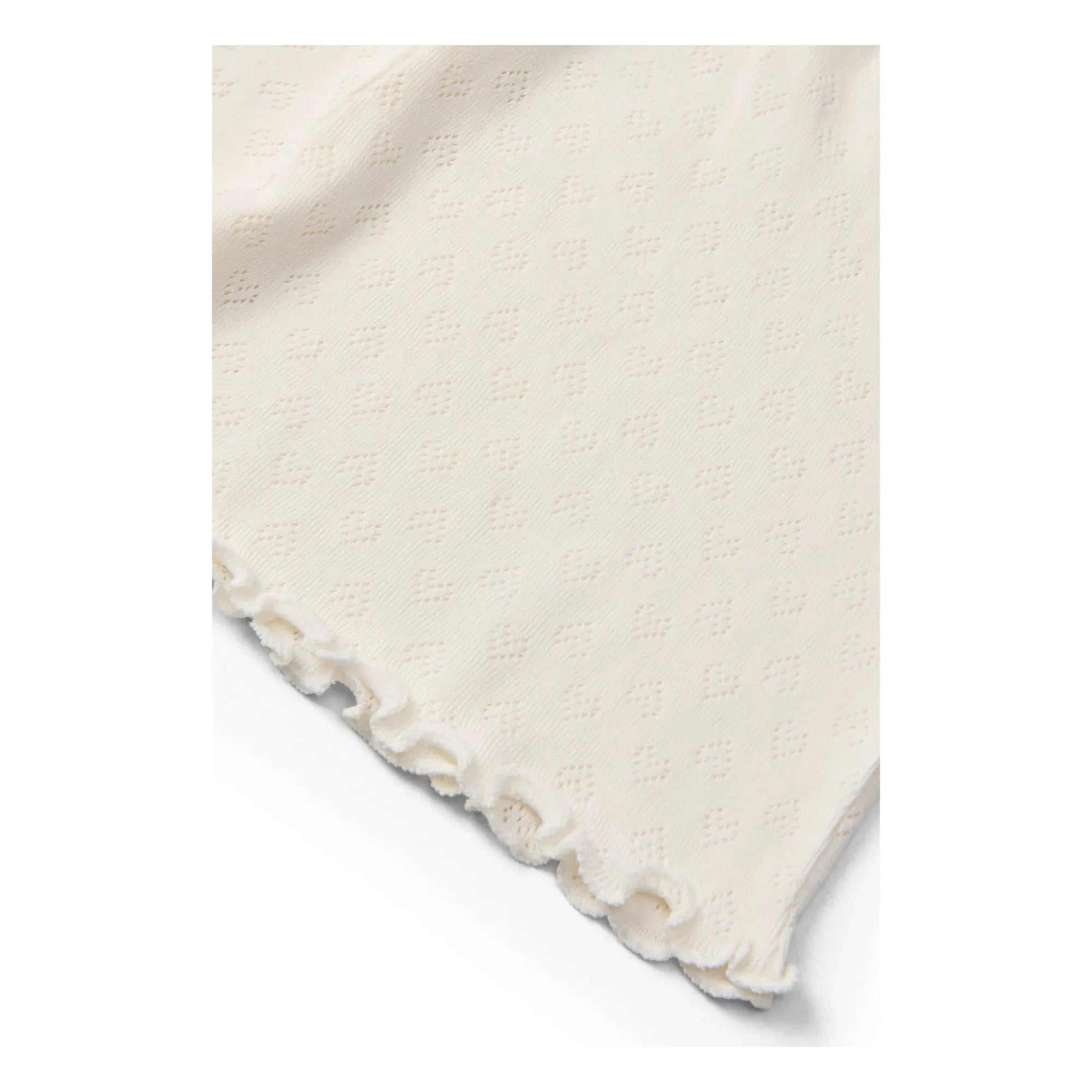 Copenhagen Colors - Pointelle Bio-Baumwoll-Shorts | Creme