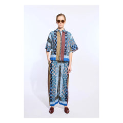 Mapoésie - Max Pollen Baumwollhose | Blau