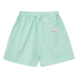 True Artist – Grüne gestreifte kurze Shorts Nr. 11