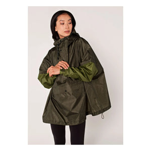 Rainkiss - Herringbone waterproof anorak | Khaki