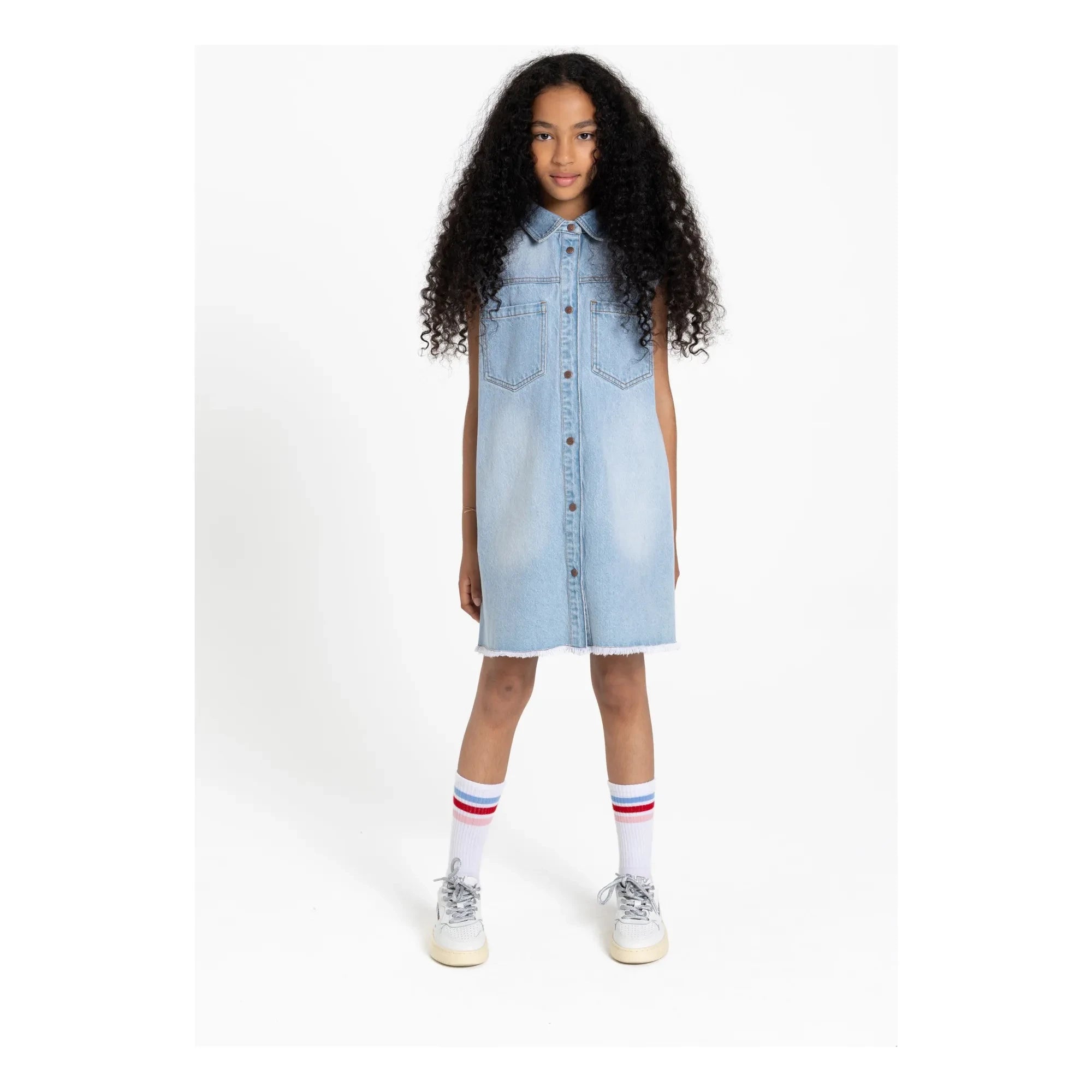 Finger in the nose - Isla Ärmelloses Denim-Kleid | Mavi