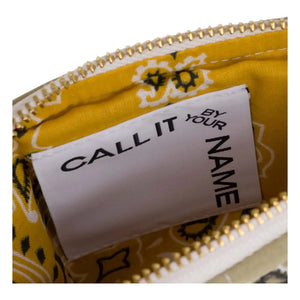 Call it by your name - Mini Zippered Cork Case | Beige