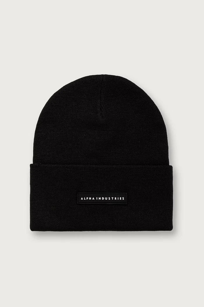 Alpha Industries şapka beanie Rubber Logo