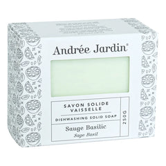 Andrée Jardin - Solid Dish Soap - Sage Basil | White