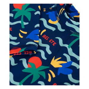 Petit Bateau - Bel Eté UV Protection Bath T-shirt | Midnight blue