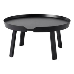 Muuto - Siyah Yuvarlak Sehpa