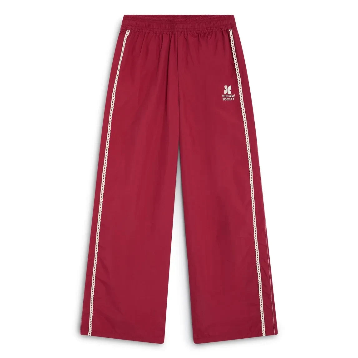 The New Society – TNS Jogginghose mit Spitzenlogo | Rot