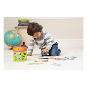 Crocodile Creek - Let's Begin Jungle Puzzle - 10-Piece Box