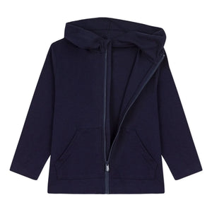 Petit Bateau - Fermuarlı Kapüşonlu Sweatshirt | Lacivert