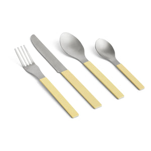 Hay - Besteckset 4-teilig, Muller Van Severen - 4er-Set | Gelb