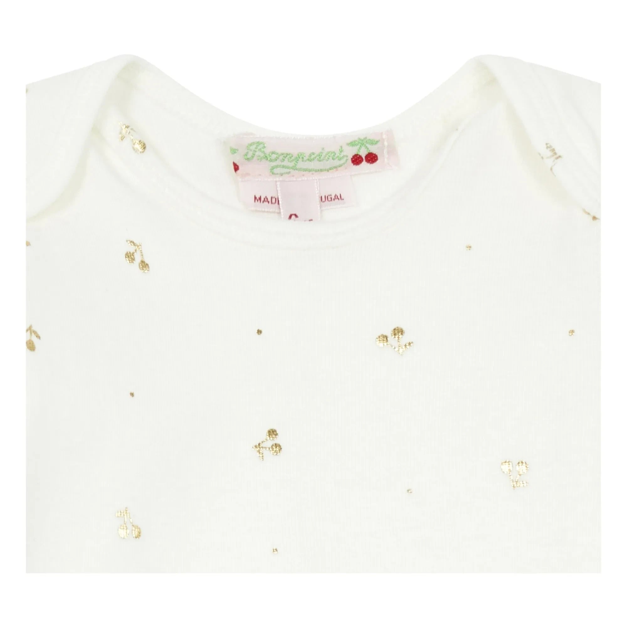 Bonpoint - Cherry T-Shirt + Leggings | Gold