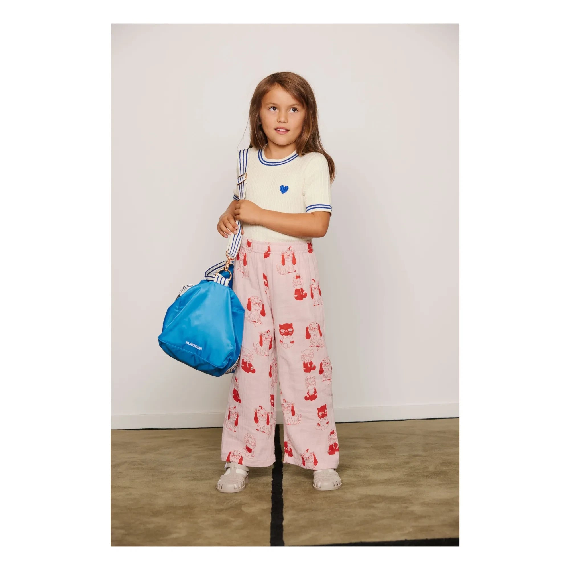 Mini Rodini - Bio-Baumwoll-Netz-T-Shirt | Ecru