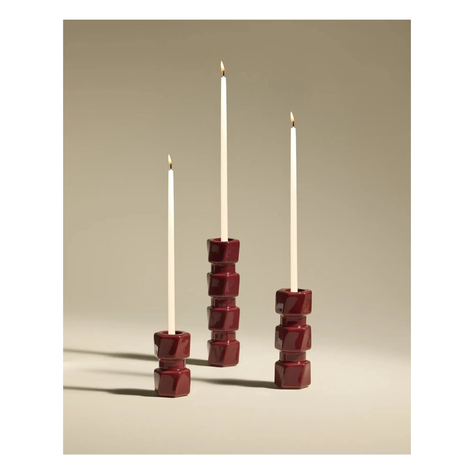 Maison Sarah Lavoine - Colonna Kerzenständer | Karmen Rot