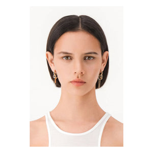 Justine Clenquet - Irvin Ohrringe | Gold/Silber