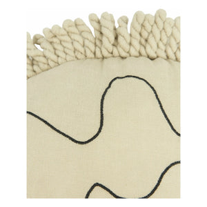 Nobodinoz - Enzo Hedgehog Pillow - French Linen | Sage