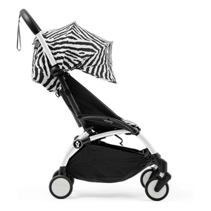 Stokke® - YOYO³ 6+ Baby Stroller White Frame | Zebra
