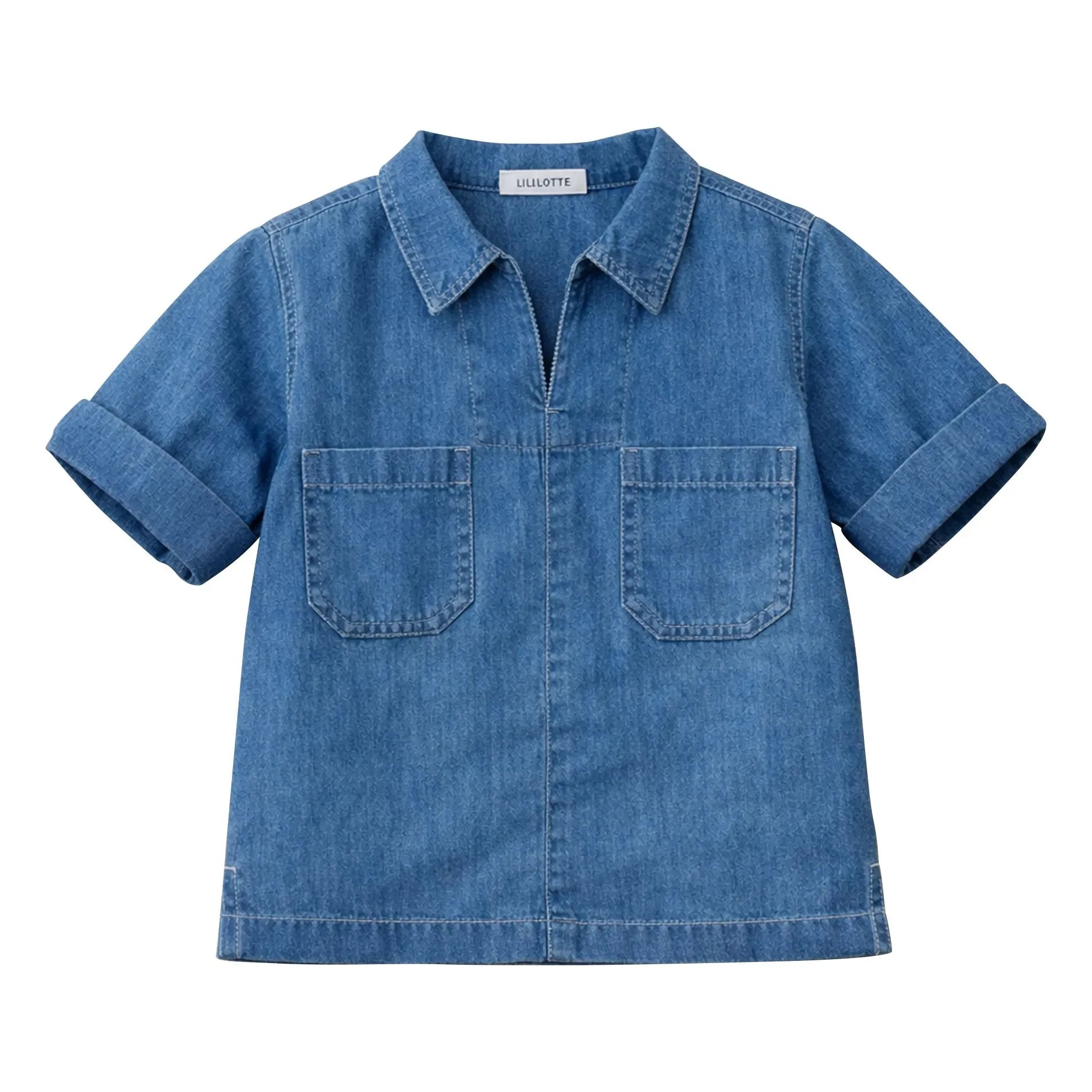 Lililotte - Carl Tencel Coton Bio gömlek | Denim mavi
