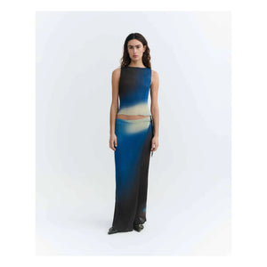 Thinking Mu - Pauline Skirt | Blue