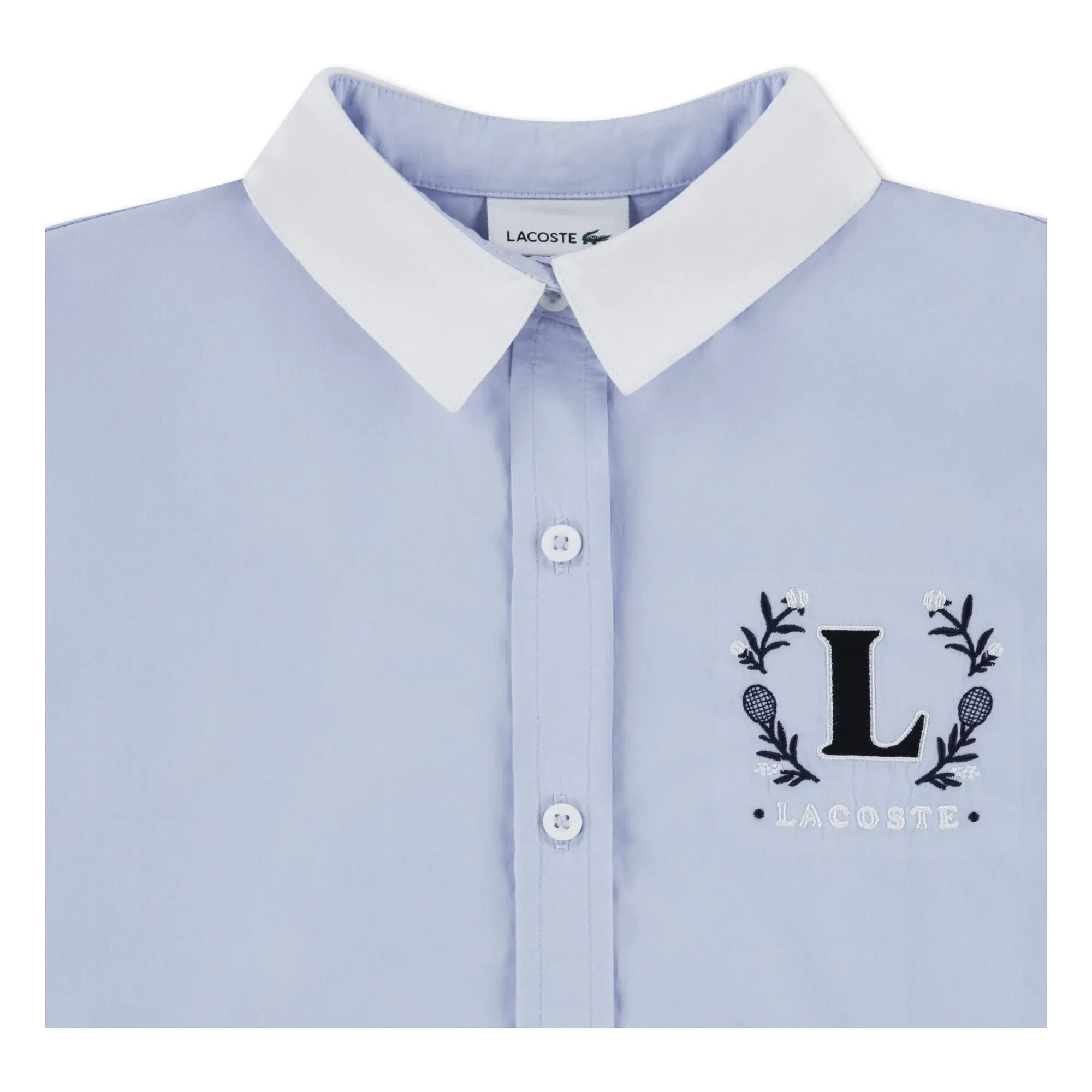 Lacoste - Hemd L Bio-Baumwolle | Hellblau