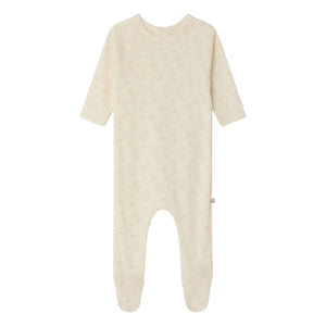 Bonpoint - Pijama Tif Poussins Bio-Baumwolle | Creme