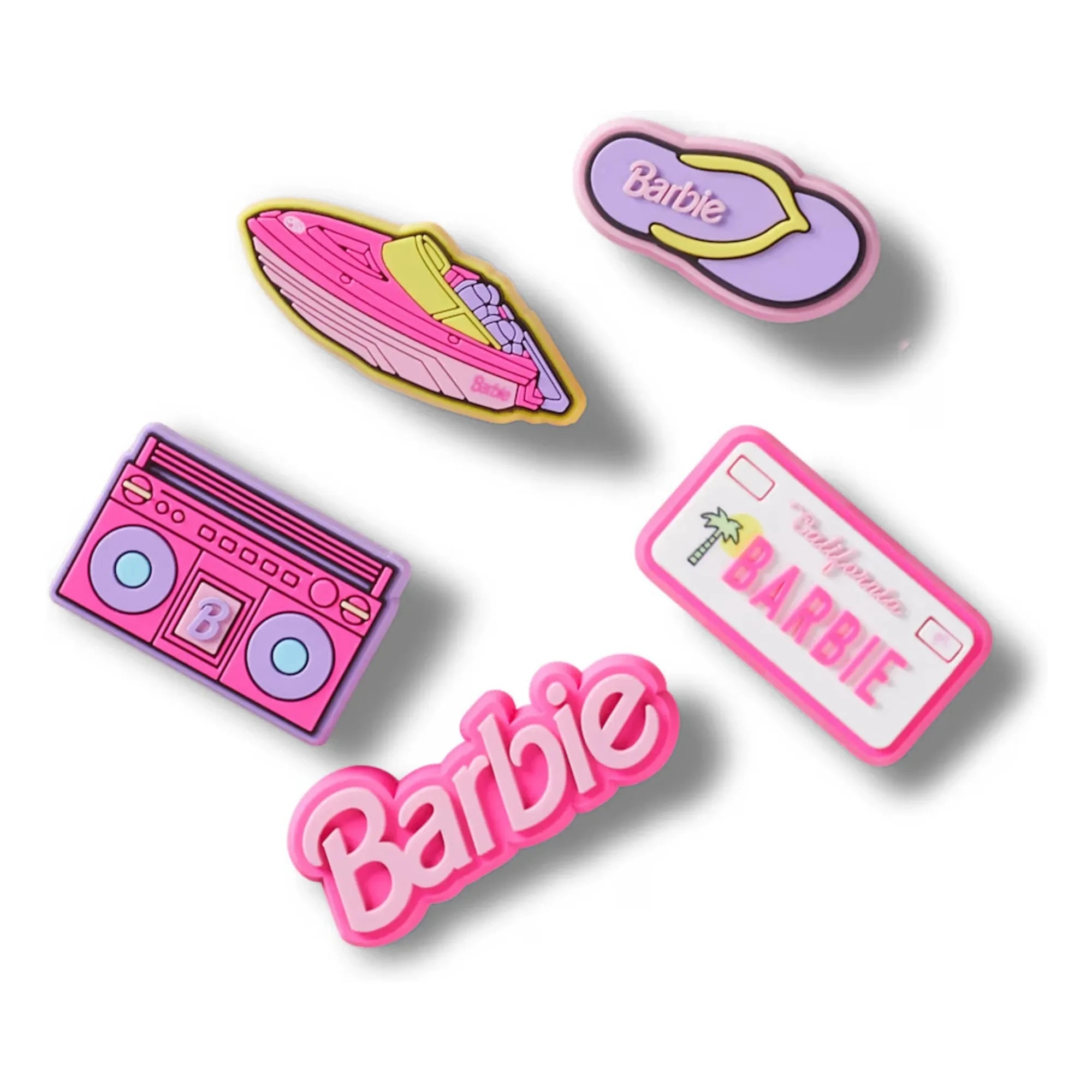 Crocs – Jibbitz Barbie Set mit 5 Stück | Rosa