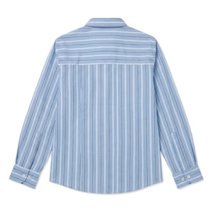 Finger in the nose - Zak Striped Shirt | Steel